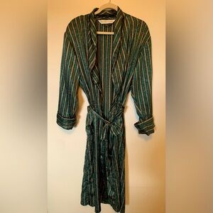 Vintage Victoria’s Secret Green and Gold Robe